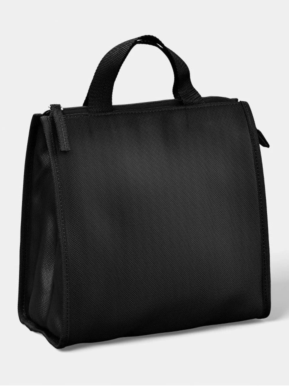 Black Minimalist Kids Men’s Women’s  Backpack Lunch Bag Water Bottle Sets